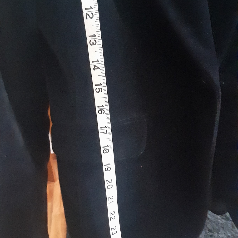 Women's Black Felt Blazer - Picture 6 of 9